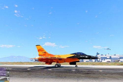 Orange Lion F-16 Falcon